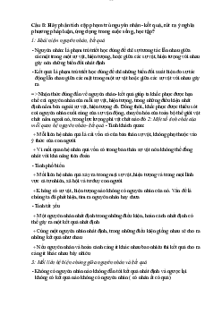 Tiểu luận triết học - Đề cương môn Triết học Mác -Lênin | Đại học sư phạm Hà nội 