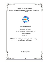 Phân tích ảnh hưởng của môi trường đặc thù đến hoạt động quản trị của doanh nghiệp Samsung | Bài thảo luận quản trị học