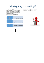 Kĩ năng thuyết trình là gì? - Marketing | Đại học công nghệ Sài Gòn