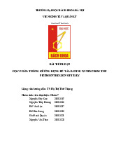 Bài Tiểu Luận Đánh Giá Rượu Vang từ Piemonte | Môn Thống kê ứng dụng - Đại học Bách Khoa Hà Nội