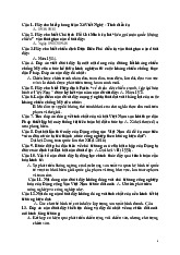 Đề cương ôn tập môn Lịch sử Đảng Cộng Sản Việt Nam | Trường Đại học Kinh doanh và Công nghệ Hà Nội