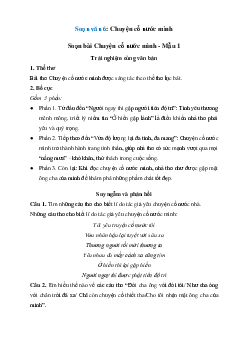 Soạn bài Chuyện cổ nước mình - Chân trời sáng tạo 6