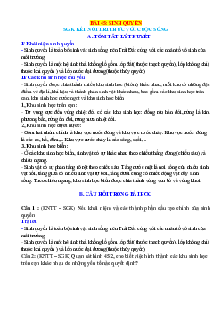 Chuyên đề KHTN 8 Kết nối tri thức bài 45 Sinh quyển