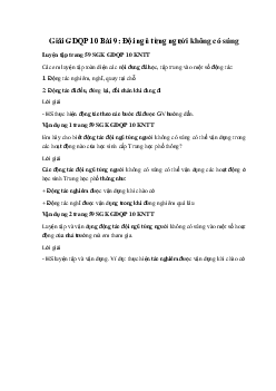 Giải GDQP 10 Bài 9 KNTT