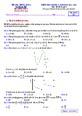 Đề cuối kỳ 1 Toán 12 năm 2024 – 2025 trường THPT Lâm Hà – Lâm Đồng
