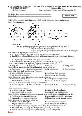 Đề Thử Tốt Nghiệp THPT 2025 Địa Lí Bộ Giáo Dục Có Đáp Án