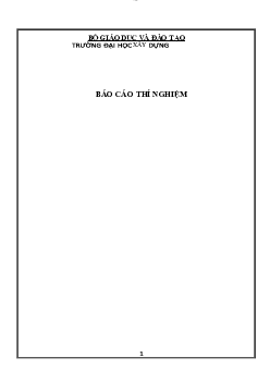 Bài thí nghiệm số 5 môn Truyền nhiệt và nhiệt động: Các quá trình của không khí ẩm
