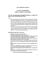 Bài tập thực hành chức năng tổ chức | Quản trị học đại cương | Đại học Bách Khoa Hà Nội