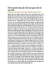 Trình bày đời sống vật chất của người Việt cổ hay nhất