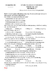 Đề Thi Thử Tốt Nghiệp 2025 Địa Lí Sở GD Hà Nội Giải Chi Tiết