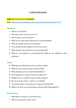 Đề thi speaking Vstep