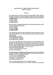 Nội dung ôn tập môn Tư tưởng Hồ Chí Minh  | Đại học Lâm Nghiệp