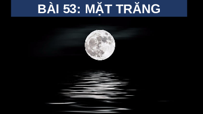 Bài 53: Mặt Trăng | Bài giảng PowerPoint Khoa học tự nhiên 6 | Kết nối tri thức