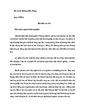 Bài Kiểm Tra Quản Trị Thương Hiệu | Đại học Thương Mại