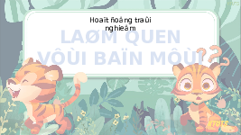 Giáo án điện tử Hoạt Động Trải Nghiệm 1 Bài 1 Kết nối tri thức: Làm quen với bạn mới