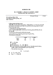 Bài báo cáo: Giới thiệu về thao tác với Pipet và Buret phương pháp chuẩn độ so màu - Hóa đại cương | Đại học Bách Khoa, Đại học Đà Nẵng