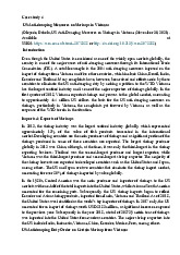 Case Study 4: US Antidumping Measures on Vietnamese Shrimps and WTO Responses | Tài chính quốc tế | Trường Học Viện nông nghiệp Việt Nam
