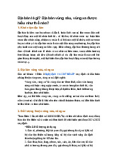 Địa bàn là gì? Địa bàn vùng sâu, vùng xa được hiểu như thế nào?