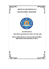 Phân tích cơ sở vì sao Việt Nam thực hiện đường lối đổi mới đất nước | Bài thảo luận lịch sử đảng