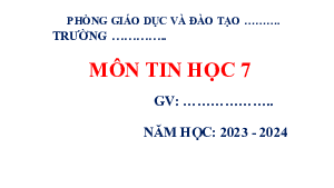 Chủ đề E2 Bài 2: Thực hành xử lí đồ họa trong văn bản | Bài giảng PowerPoint Tin học 8 | Cánh diều