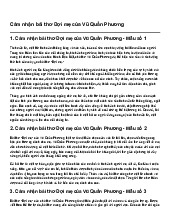 Cảm nhận bài thơ Đợi mẹ của Vũ Quần Phương | Ngữ văn 8