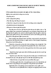 Bộ câu hỏi ôn tập lý thuyết chuyên sâu môn Luật dân sự Việt Nam | Trường Đại học Luật Hà Nội