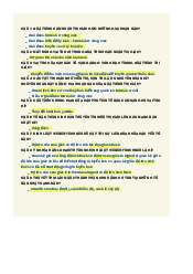 Ôn tập trắc nghiệm cuối kỳ 1 - Lý SInh | Trường đại học Hồng Bàng