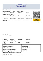 Đề ôn tập hè lớp 4 lên lớp 5 môn Tiếng Anh - Đề số 6