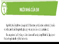 Giáo án điện tử Công nghệ 6 Dự án 1 Chân trời sáng tạo: Ngôi nhà của em