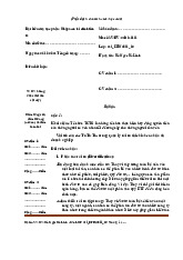 Bài tập Cá nhân giữa kỳ - Nhập môn Tài chính tiền tệ | Trường Đại học Thương Mại