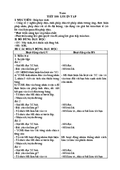 Giáo án Toán 2 sách Kết nối tri thức với cuộc sống (Cả năm) | Tuần 21