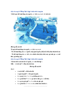 Giải VBT môn Tiếng việt 2 - Bài 1: Tóc xoăn và tóc thẳng | Chân trời sáng tạo