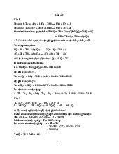 Đáp án bài tập: Tài chính doanh nghiệp | Kinh tế vĩ mô 2 | Đại học Nông Lâm Thành phố Hồ Chí Minh
