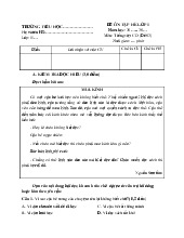 Bài tập hè lớp 1 lên lớp 2 môn Tiếng Việt Cánh Diều - Đề 2