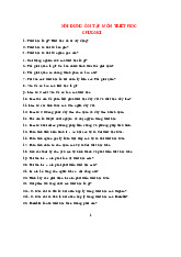 Đề cương môn Triết học Mac- Lênin - Trường Đại học Văn Hiến.