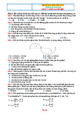 Đề Ôn Tập Giữa Kỳ 1 Vật Lí 10 Cánh Diều 2025-2026 Có Đáp Án