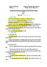 Kế Hoạch Sinh Hoạt Lớp Của Giáo Viên Chủ Nhiệm - Tài liệu tổng hợp