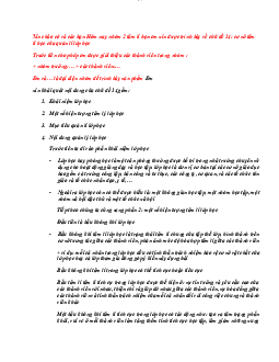 Chủ đề 14: Cơ sở tâm lí học của quản lí lớp học | Đại học Sư Phạm Hà Nội