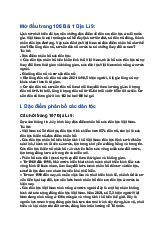 Giải SGK Địa Lí 9 Cánh diều Bài 1: Dân tộc, gia tăng dân số và cơ cấu dân số