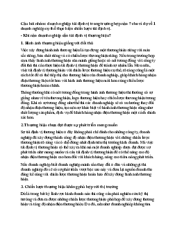 Khi nào doanh nghiệp cần tái định vị thương hiệu