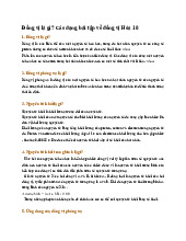 Đồng vị là gì? Các dạng bài tập về đồng vị Hóa 10