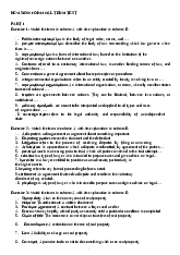 REVISION FOR FINAL TESTS