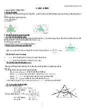 Tóm tắt lý thuyết Lăng kính, thấu kính môn Vật lí 11