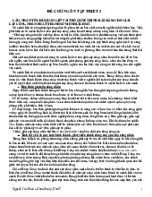 Đề cương ôn tập môn Triết học Mác - Lênin | Trường Đại học Khoa học Xã hội và Nhân văn, Đại học Quốc gia Hà Nội