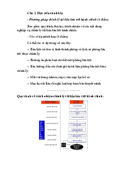 BÀI LÀM khóa nghiệp vụ Văn thư - Lưu trữ | Nghiệp Vụ Thư Ký Văn Phòng | Đại học Khoa học Xã hội và Nhân văn, Đại học Quốc gia Thành phố HCM