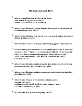 Bt8 - Thực Hành Lập Trình C-Unix Các Tiến Trình Con 1-5. Môn Lập trình hệ thống ( UET ) | Trường Đại học Công nghệ, Đại học Quốc gia Hà Nội.