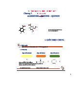 Chương 5: Aldehyde, Ketone & Quinon - ThS. Nguyễn Trần Xuân Phương