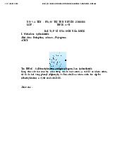 Bài tập về nhà môn hóa dược: methadone và pethidin môn Hóa Dược| Trường Đại học Y Dược, Đại học Quốc gia Hà Nội