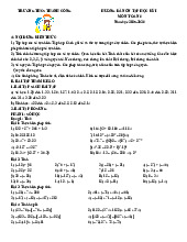 Đề cương cuối kỳ 1 Toán 6 năm 2025 – 2026 trường THCS Thành Công – Hà Nội