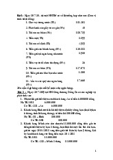 Lời giải Bài tập kế toán ngân hàng|Đại học Nội Vụ Hà Nội